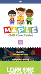 Mobile Screenshot of maplechildcare.com